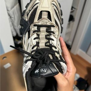 Balenciaga track runners 2 size 9 beige